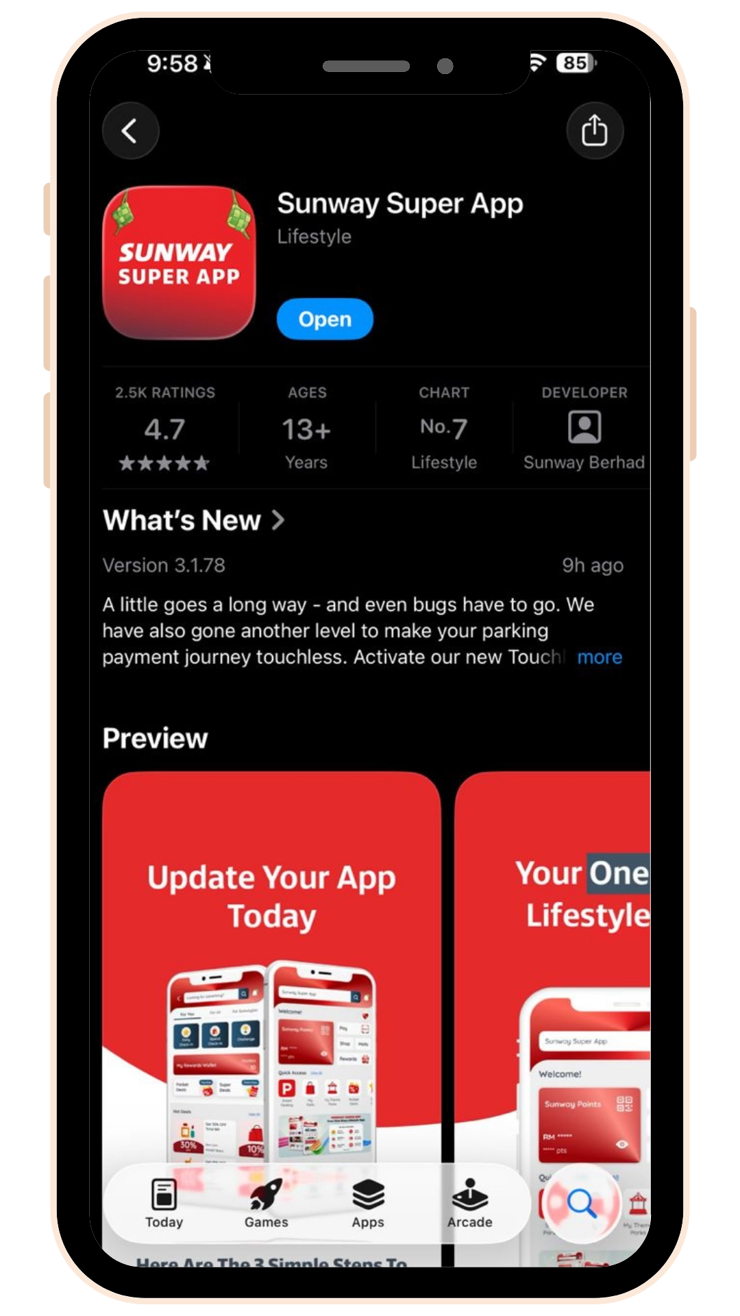 Download The Sunway Super App