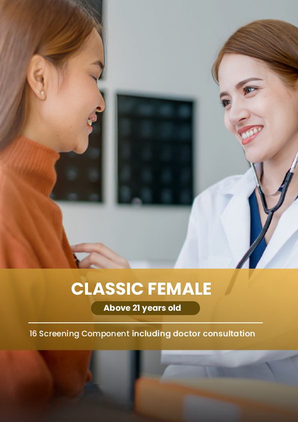 Health Screening Classic Package Female