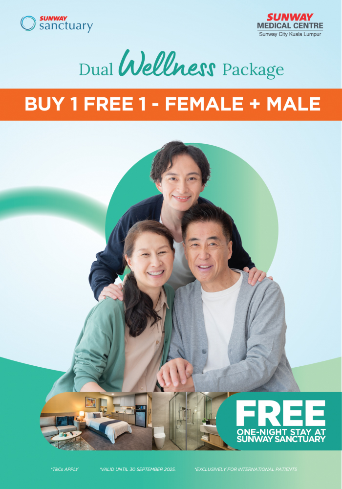 [BUY 1 FREE 1] Dual Wellness Health Screening Package – Female + Male