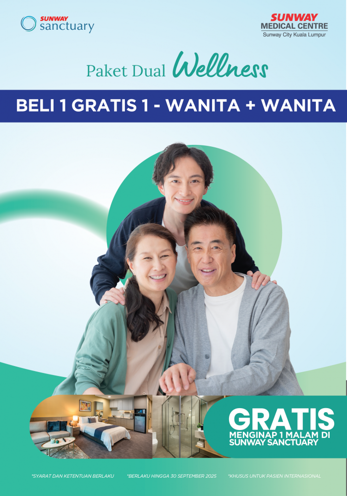 [BELI 1 GRATIS 1] Paket Pemeriksaan Kesehatan Dual Wellness – Wanita + Wanita