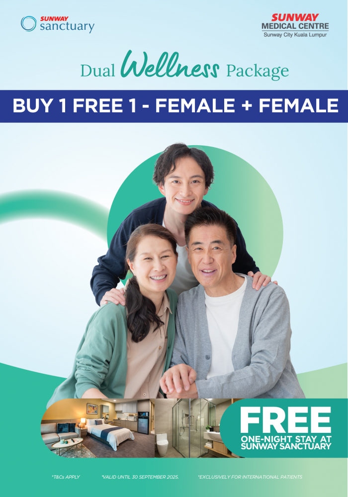 [BUY 1 FREE 1] Dual Wellness Health Screening Package – Female + Female