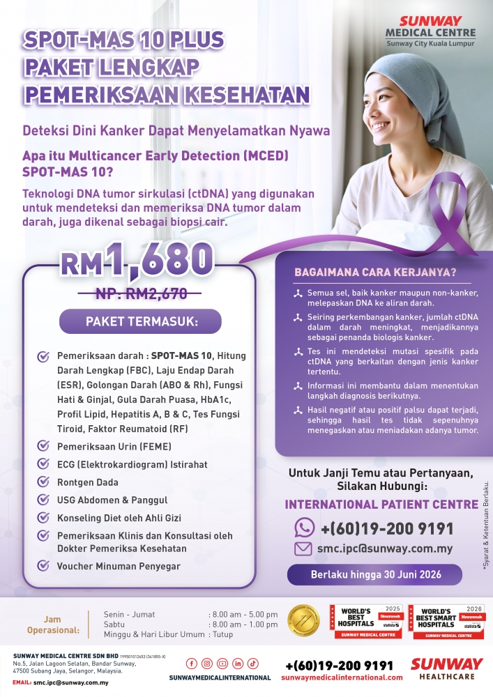 Spot-MAS 10 Plus Paket Lengkap Pemeriksaan Kesehatan