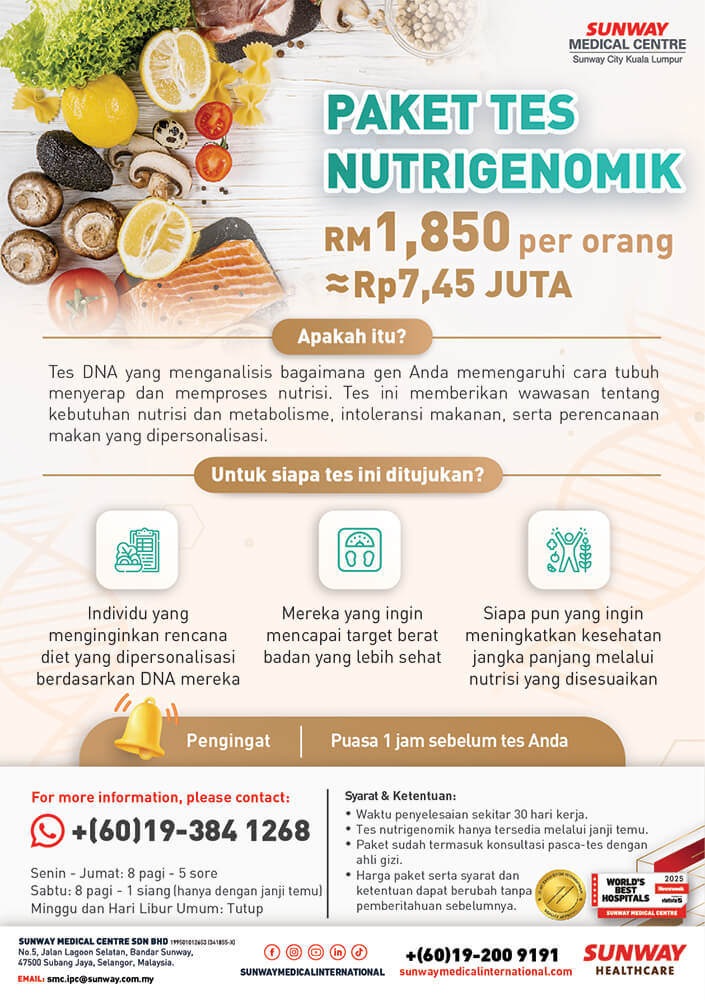 Paket Tes Nutrigenomik